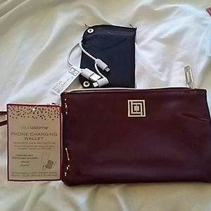 Liz Clairborne phone charging wallet